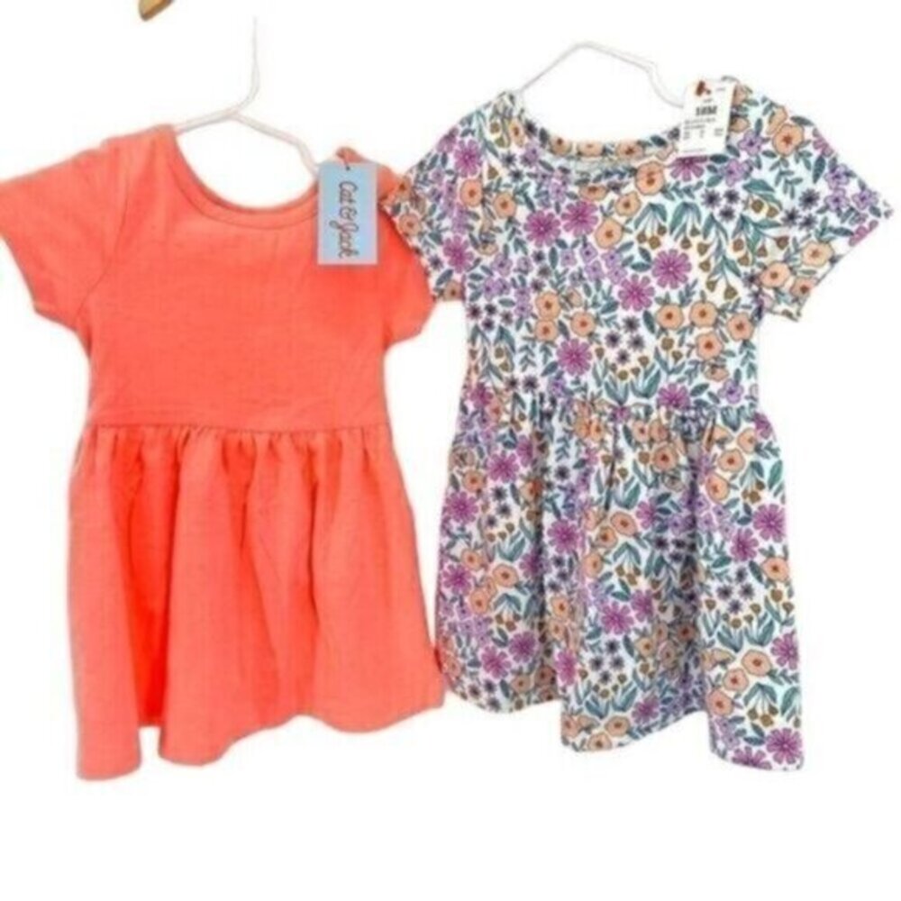 Cat & Jack Toddler Girls' Dresses 18 Months Lot of 2 New NWT